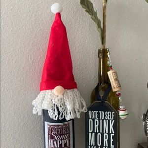 Gnome bottle cover Pier 1 Christmas